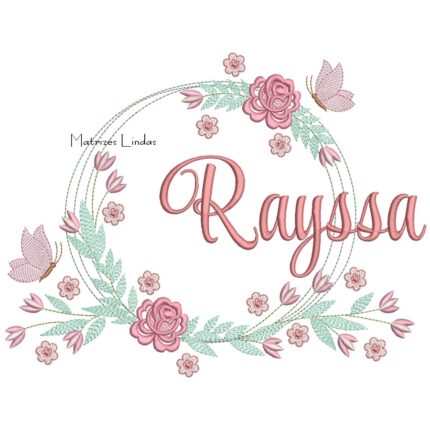 Matriz de Bordado – Nome Rayssa