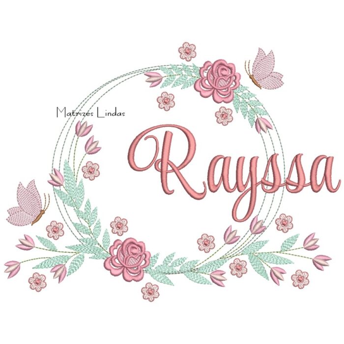 Matriz de Bordado – Nome Rayssa