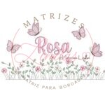 Matriz de Bordado - Nome Rosa