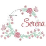 Matriz de Bordado - Nome Serena