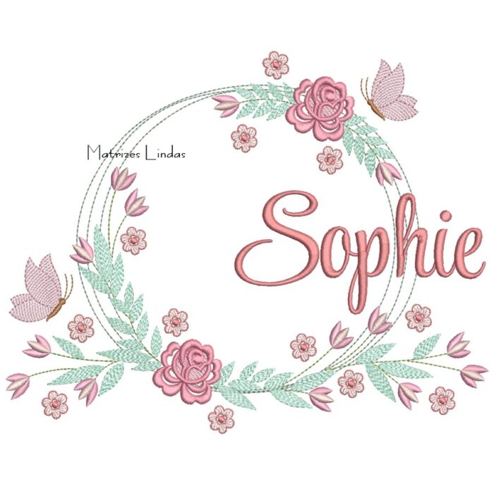 Matriz de Bordado – Nome Sophie