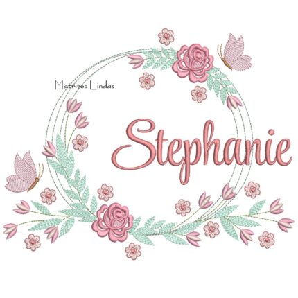 Matriz de Bordado – Nome Stephanie Matriz de Bordado – Nome Stephanie