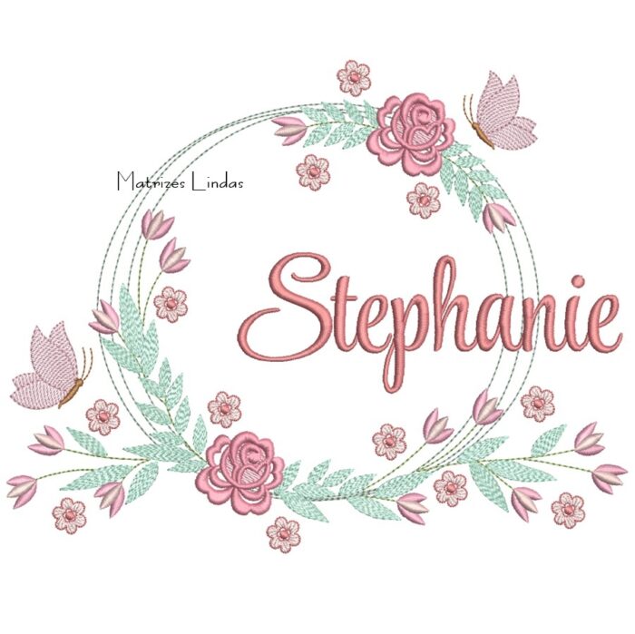 Matriz de Bordado – Nome Stephanie