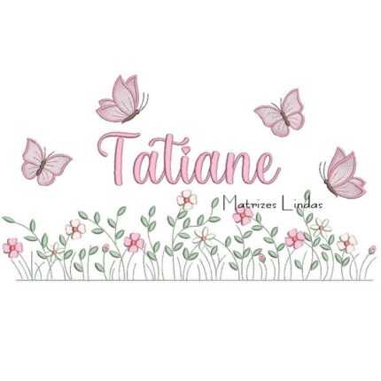 Matriz de Bordado – Nome Tatiane