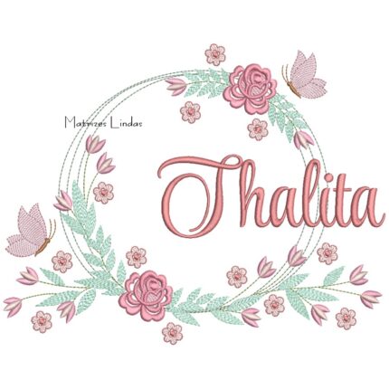 Matriz de Bordado – Nome Thalita