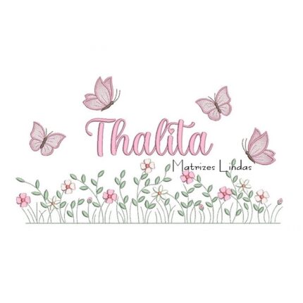 Matriz de Bordado – Nome Thalita