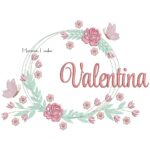 Matriz de Bordado - Nome Valentina