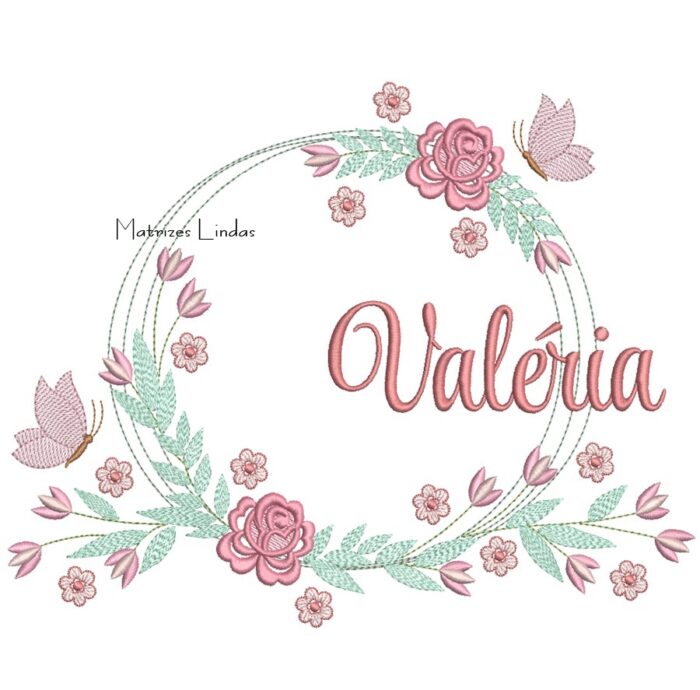 Matriz de Bordado – Nome Valéria