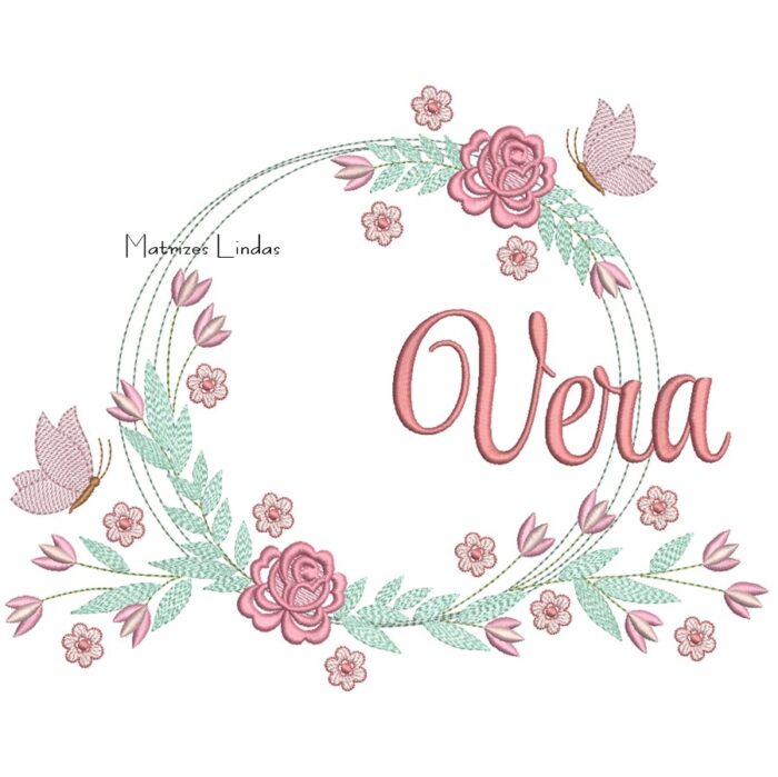Matriz de Bordado – Nome Vera