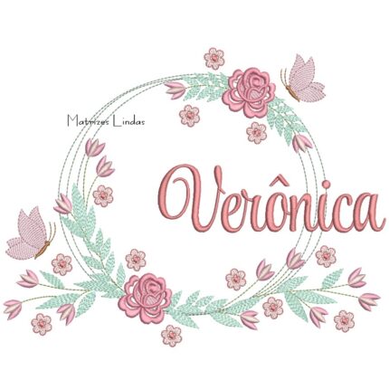 Matriz de Bordado – Nome Verônica