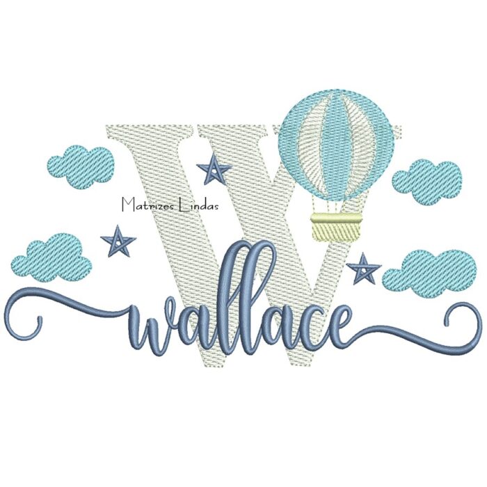 Matriz de Bordado – Nome Wallace