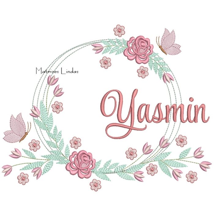 Matriz de Bordado – Nome Yasmin
