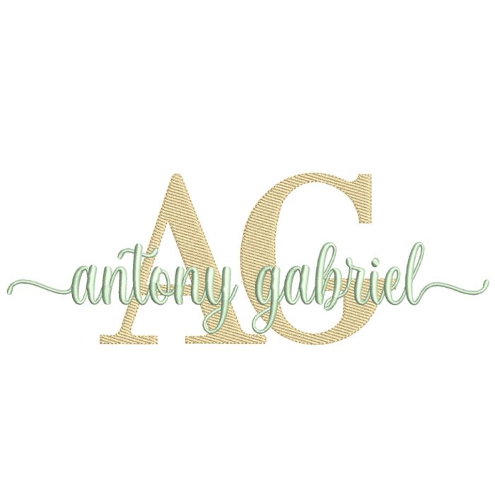 Matriz de Bordado – Nome Antony Gabriel