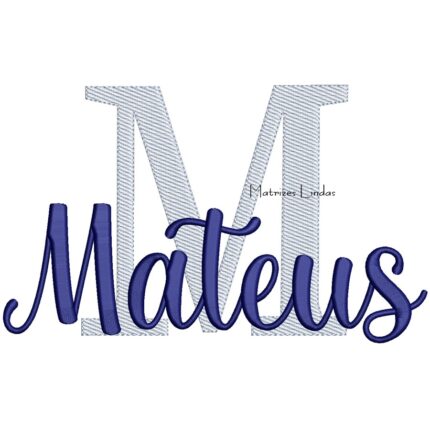 Matriz de Bordado – Nome Mateus 03