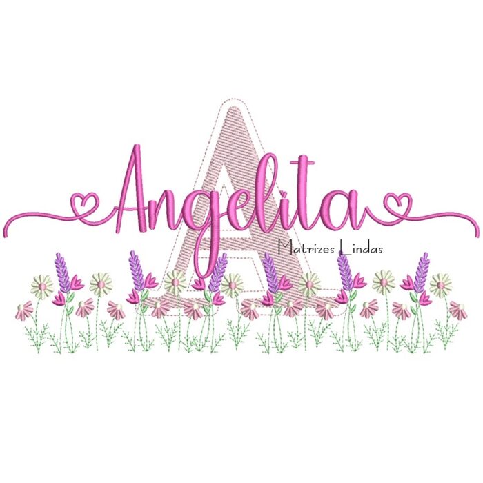 Matriz de Bordado – Nome Angelita
