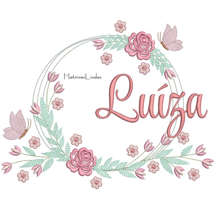 Matriz de Bordado – Nome Luzia
