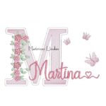 Matriz de Bordado - Nome Martina