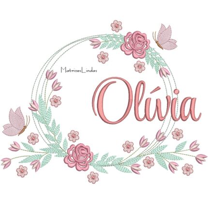 Matriz de Bordado – Nome Olivia Matriz de Bordado – Nome Olivia