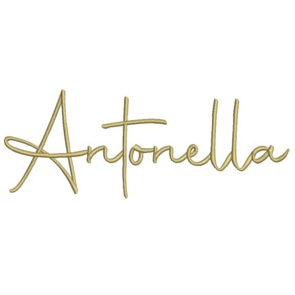 Matriz de Bordado – Nome Antonella Matriz de Bordado – Nome Antonella