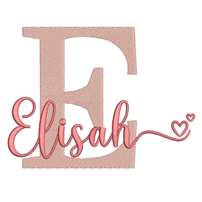 Matriz de Bordado – Nome Elisah