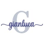 Matriz de Bordado - Nome Gianluca Sobreposto