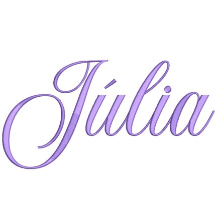 Matriz de Bordado – Nome Julia Matriz de Bordado – Nome Julia