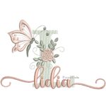 Matriz de Bordado - Nome Lidia