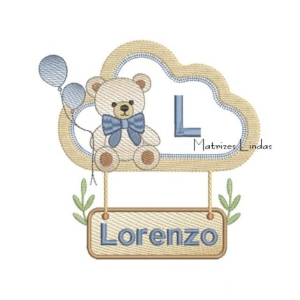 Matriz de Bordado – Nome Lorenzo Matriz de Bordado – Nome Lorenzo