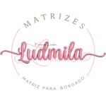Matriz de Bordado - Nome Ludmila Letra Cursiva