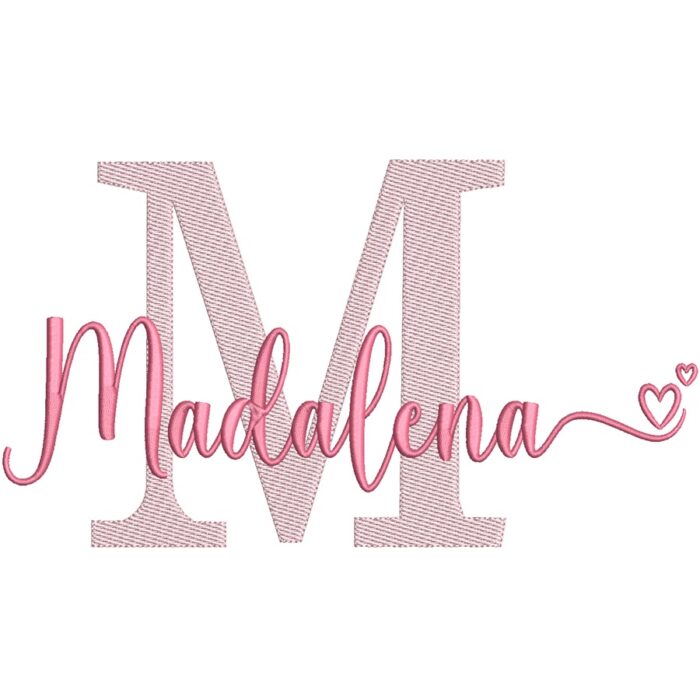 Matriz de Bordado – Nome Madalena