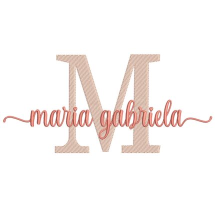 Matriz de Bordado – Nome Maria Gabriela Matriz de Bordado – Nome Maria Gabriela