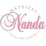 Matriz de Bordado - Nome Nanda Letra Cursiva