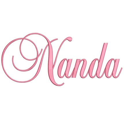 Matriz de Bordado – Nome Nanda Matriz de Bordado – Nome Nanda