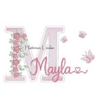Matriz de Bordado - Nome Mayla