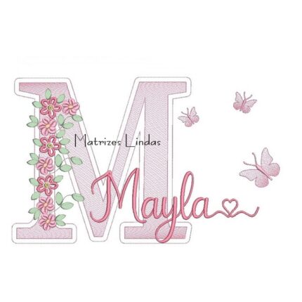 Matriz de Bordado – Nome Mayla Matriz de Bordado – Nome Mayla