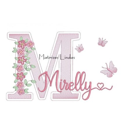 Matriz de Bordado – Nome Mirelly Matriz de Bordado – Nome Mirelly
