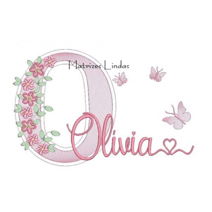 Matriz de Bordado – Nome Olivia Matriz de Bordado – Nome Olivia
