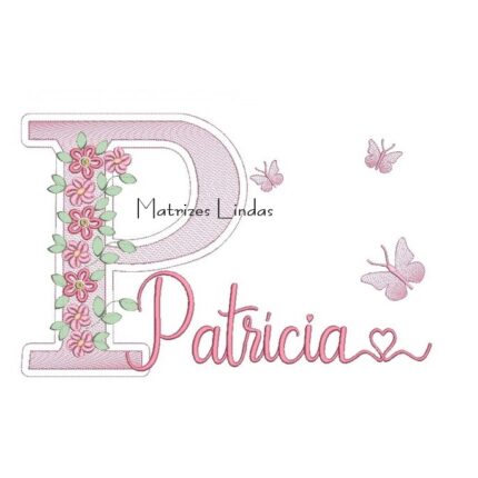 Matriz de Bordado – Nome Patricia Matriz de Bordado – Nome Patricia