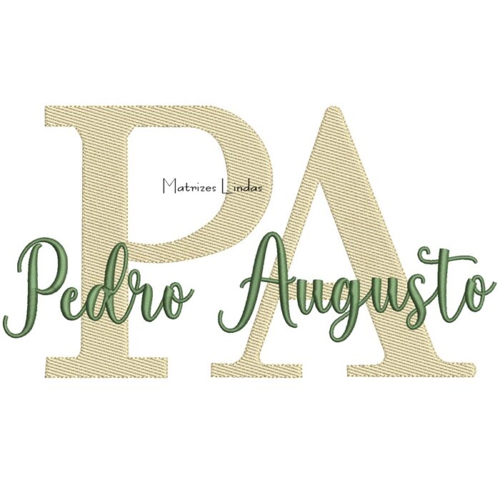 Matriz de Bordado – Nome Pedro Augusto
