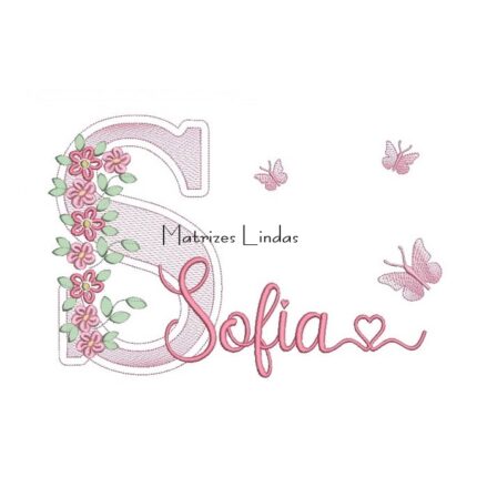 Matriz de Bordado – Nome Sofia Matriz de Bordado – Nome Sofia