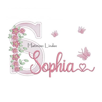 Matriz de Bordado – Nome Sophia Matriz de Bordado – Nome Sophia