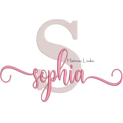 Matriz de Bordado – Nome Sophia Matriz de Bordado – Nome Sophia