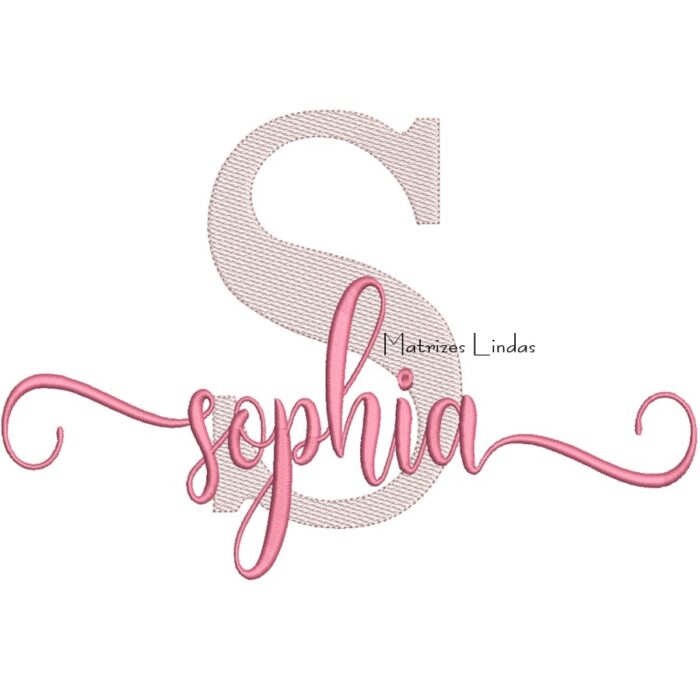 Matriz de Bordado – Nome Sophia