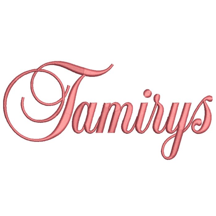 Matriz de Bordado – Nome Tamiys