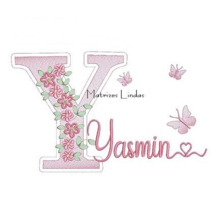 Matriz de Bordado – Nome Yasmin Matriz de Bordado – Nome Yasmin
