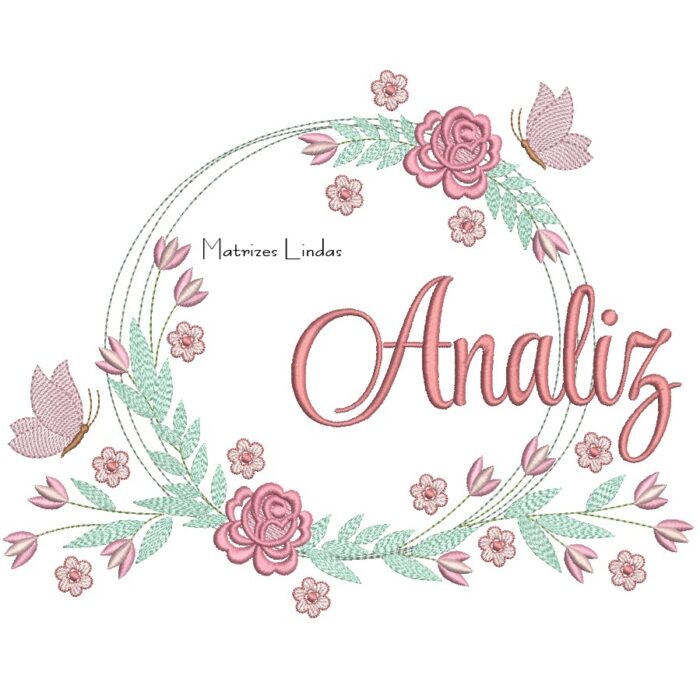 Matriz de Bordado – Nome Analiz