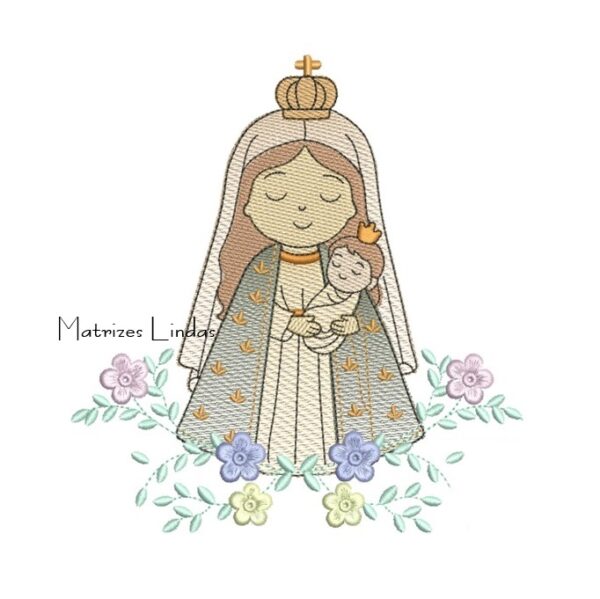 matriz de bordado Nossa Senhora Nazaré ML