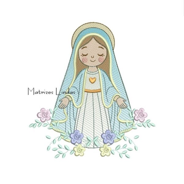 matriz de bordado Nossa Senhora das Graças