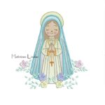 matriz de bordado Nossa Senhora de Fátima ML