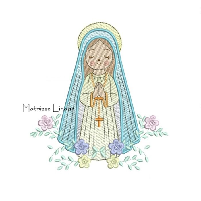 Matriz de Bordado – Nossa Senhora de Fátima